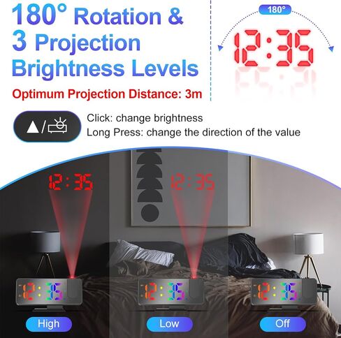 Clock Radio Alarm Clocks for Bedrooms in Saudi Arabia