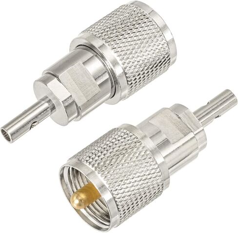 wlaniot PL-259 Connectors Crimp for LMR400 9913 RG214 RG213 Coax Cable 5Pcs in Kuwait