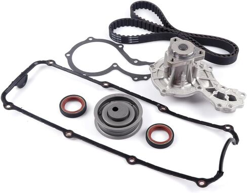 Timing Belt Kit w/Water Pump Fit for Volkswagen for Jetta 2.0L 1993-1998 for Volkswagen for Passat 2.0L 1995-1996 Replace Timing Belt OEM - TCK262 in Saudi Arabia