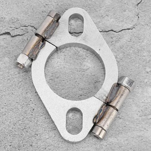 مجموعة شفة العادم مقاس 2 بوصة، ملحقات استبدال شفة عادم إصلاح الانقسام المسطح، قطعة غيار شفة عادم مسطحة من الصلب منخفض الكربون للدراجة النارية in Kuwait