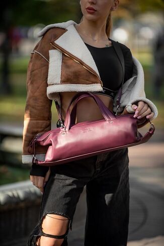 حقيبة MG Leather Work Flute Gig مصنوعة من جلد ديترويت الأصلي ذو الطراز الحديث. حقيبة فلوت، حافظة فلوت (مرن، أسود) in Kuwait