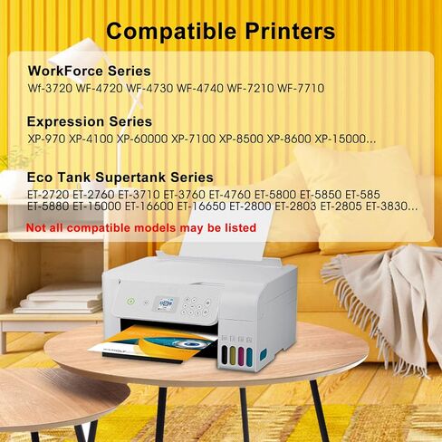 تعمل زجاجات حبر التسامي TBTeek المعاد تعبئتها مع WF7710 ET2760 ET2720 ET2803 ET2800 ET15000 C88 C88+ نقل الضغط الحراري للطابعة النافثة للحبر على الأكواب والألواح والقمصان البوليستر وحافظات الهاتف وما إلى ذلك in Kuwait