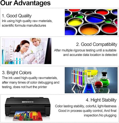 seogol Black Sublimation Ink for Epson EcoTank Workforce Printers ET-2720 ET-2760 ET-2750 ET-15000 ET-4700 ET-3760 WF-7710 WF-7720 WF-7210 C88+ ETC.（400ml/Offer Free ICC Printing） in Kuwait