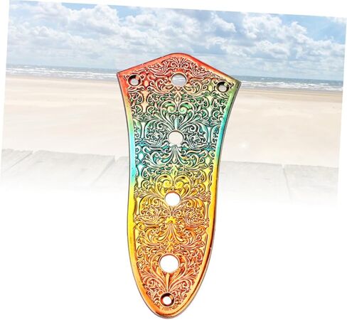 ملحقات لوحة التحكم المعدنية 4 من Toyvian لأجزاء الجيتار الكهربائي ولوحة التحكم في الجيتار وإكسسوارات الجيتار ولوحة التحكم ذات الطراز العتيق واستبدال الجسر in Kuwait