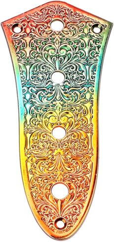 ملحقات لوحة التحكم المعدنية 4 من Toyvian لأجزاء الجيتار الكهربائي ولوحة التحكم في الجيتار وإكسسوارات الجيتار ولوحة التحكم ذات الطراز العتيق واستبدال الجسر in Kuwait