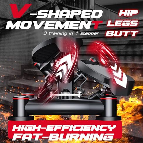 KeppiFitness Steppers for Exercise at Home, Stair Stepper with Resistance Bands, 400LB Capacity Stepper Machine, Advanced Type Twist Stepper for Cardio Workout Leg Training Hip Extension in Kuwait