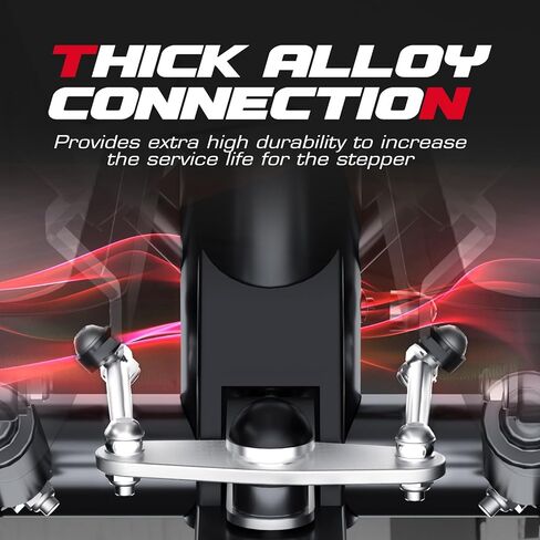 KeppiFitness Steppers for Exercise at Home, Stair Stepper with Resistance Bands, 400LB Capacity Stepper Machine, Advanced Type Twist Stepper for Cardio Workout Leg Training Hip Extension in Kuwait