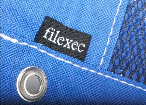 منتجات Filexec، حقيبة أقلام رصاص ناعمة الملمس، 8.25 بوصة × 10.5 بوصة، سحاب، أزرق، عبوة من 48 قطعة (50594-18271) in Kuwait