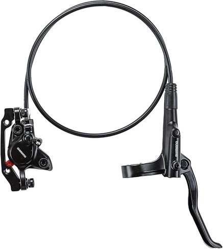 مجموعة فرامل قرص هيدروليكي BUCKLOS Shimano MT200 MTB، أمامي يسار 800 مم خلفي يمين 1550 مم رافعات فرامل هيدروليكية للدراجة الجبلية مع فرجار عالمي هو/PM لمسار MTB XC، دراجة إلكترونية، دراجة سمينة 1 in Saudi Arabia