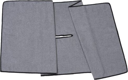 Mile High Life | Pro Tour Caddy Towel | 17" x 40" with 8" Center Slit | Premium Microfiber Waffle Texture in Kuwait