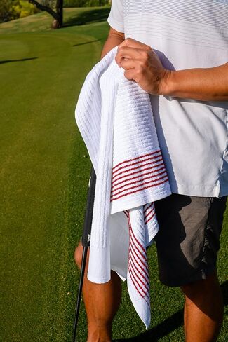 Devant Sport Towels Extra Large 22" x 44" Golf Caddy Towel Durable Woven Cotton and Polyester Blend Golf Towel for Golfers, Caddies and Professionals in Saudi Arabia
