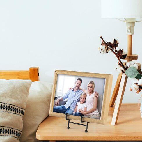 Plate Stand 3 Pack Display Stand Metal Book Holder Stand Black Picture Holder Stand Small Plate Stand Metal Frame Plate Display Stand for Picture Decorative Platter Book Photo Easel (4.5 In/3Pack) in Kuwait