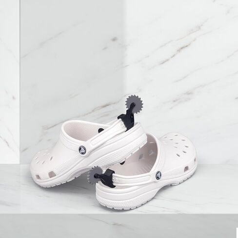 Croc Spurs-Croc أحذية رعاة البقر للرجال والنساء مع نتوءات - ملحقات التمساح - مشابك صغيرة متوافقة مع كروكس - محفزات التمهيد لسحر رعاة البقر المرح لحذائك in Kuwait