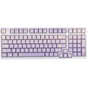EPOMAKER Moonlit Bunny 138 Keycaps Set, Five-side Dye Sublimation MDA Profile Gradient Keys for Mechanical Gaming Keyboard