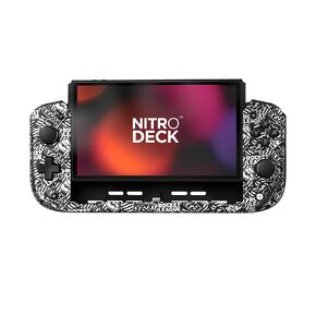 CRKD Nitro Deck - Professional Handheld Deck with Zero Stick Drift for Nintendo Switch and Switch OLED (Rocket League Silver Edition)