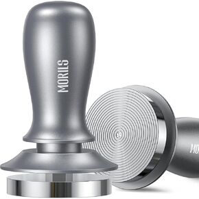 Espresso Tamper 53.3mm, 54mm Coffee Tamper with Spring Loaded Tamper, Adjustable Depth, Stainless Steel Base, Walnut Wood TampeFits for Breville and All 53.3mm 54mm Portafilters,