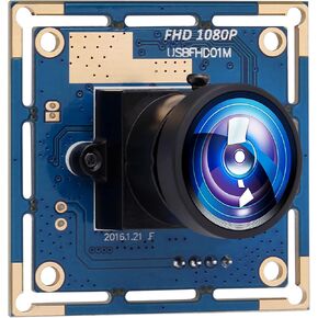 USB Camera Module High Speed VGA 100FPS USB Camera with 170 Degree Fisheye Lens Full HD 1080P Webcam,Plug&Play Free Drive USB 2.0 Camera for 3D Printer Camera,Industrial,Robot,ATM