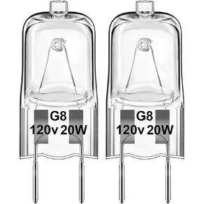 Microwave Light Bulbs Under Hood, 20W Appliance Bulb for GE Microwave Oven - Halogen Light Bulb for Samsung Kenmore Elite Maytag Over The Stove Range Microwave, Stove Light folr WB25X10019