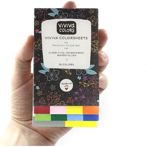 Viviva Watercolor Paint Set, Spring 16 Colors, Vibrant & Fun Colors for Adults & Kids