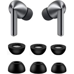 Foam Eartips Compatible with Galaxy Buds 3 Pro SM-R630N Earbuds, 3 Pairs S/M/L Sizes Soft Memory Foam Tips Replacement Earbuds Tips, Compatible with Galaxy Buds 3 Pro SM-R630N 3 Pairs S/M/L