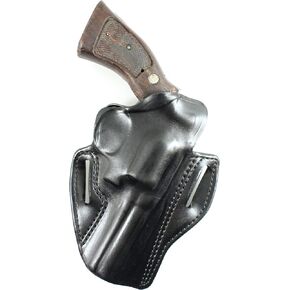 DeSantis Speed Scabbard, Right, Black, COLT Python, Trooper 4", S&W L Frame 4", DAN Wesson 15/2,15/2V,15/2VH 4", Ruger GP100 4"