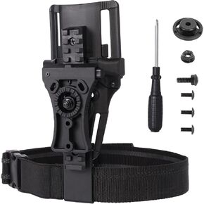 15 Adjustable Heights Drop Leg Holster Mount Quickly installs and removes Holsters Adjustable Slastic Leg Strap