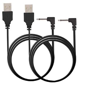 Smays Charger Cable for Lush 2 3 Hush and Edge - USB Charging Cord Black (2-Pack)