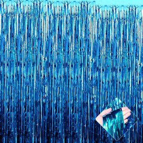 4 حزمة 3.3 قدم × 6.6 قدم خلفية ستارة من رقائق معدنية حمراء، ستائر معدنية بهرج من رقائق معدنية خلفية لكشك الصور، عيد الميلاد، الزفاف، الهالوين، ديكور حفلات عيد الميلاد in Kuwait