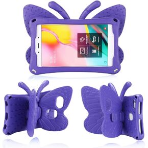 Compatible with Lenovo Tab M9 2023 Cute Butterfly Case with Stand for Kids Light Weight EVA Rugged Shockproof Full Cover Kids Friendly Case for Tab M9 (Pink)