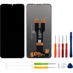 LCD Display Compatible with Revvl 6 TMAF035;SM-A546E SM-A546B SM-A546U (Black Without Frame) Touch Screen Digitizer Assembly Replacement + Tools