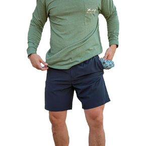 Burlebo Classic Deer Camo Everyday Shorts - Grey Pocket