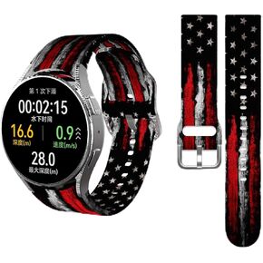 20mm Sport Band Compatible with Samsung Galaxy Watch 6 5 4 40mm 44mm/ Watch 6 Classic 43mm 47mm/ Watch 5 Pro 45mm/ Watch 4 Classic 42mm 46mm/ Watch 3 41mm/ Active 2, Silicone Replacement Strap