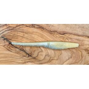 Big Smooth 5-1/2" Paddle Tail Fishing Swimbait - 6-Pack (Made in USA) (Bone Diampond)