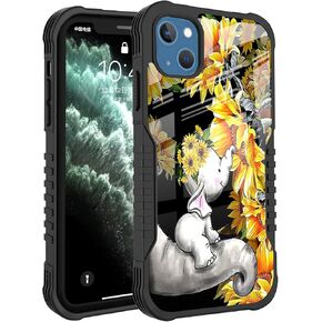 Compatible with iPhone 13, 14 Case for Men Women, Dont Touch My Phone Funny Design Heavy Duty Anti Slip Shockproof Hard PC Back Soft TPU Prevention Protective Case