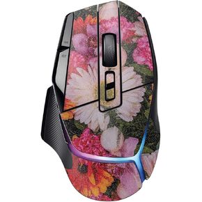 MightySkins Glossy Glitter Skin Compatible with Logitech G502 X Plus - Watered Flowers | Protective, Durable High-Gloss Glitter Finish | Easy to Apply, Remove, and Change Styles | Made in The USA
