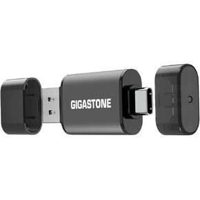 GIGASTONE Z40 64GB 2-in-1 Dual OTG Flash Drive USB 3.2 Gen 1, USB-A & USB-C, Reliable Performance, Durable, Data Storage, File Sharing, Backup, Boot Drive, USB2.0/USB3.0/USB3.1 Interface Compatible