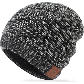 Music Beanie Women Beanie Hat Wireless Headset Headphones Music Audio Womens Girls Winter Cap with Mic HandsFree Outdoor Sports Stereo Earphone