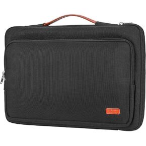 17.3 Inch Portable Monitor Case, 360° Protection Monitor Carrying Sleeve Bag (External Dimension: 16.5"x10.7") Black(Patent Design)