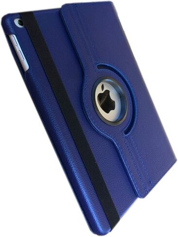 Case for ipad 9th 7th / 8th Generation 10.2 inch Model MK2K3LL/A MK2L3LL/A MK2N3LL/A, MK2P3LL/A- 360 Degree Rotating Protective Stand Cover Auto Wake Sleep (Blue) in Kuwait