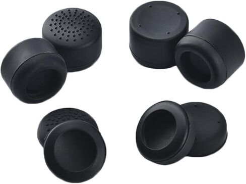 حافظة جلدية بغطاء سميك للغاية من السيليكون من YoRHa لجهاز Sony PS4/slim/Pro Dualshock 4 وحدة تحكم × 1 (أحمر مموه) مع مقابض إبهام احترافية × 8 in Kuwait