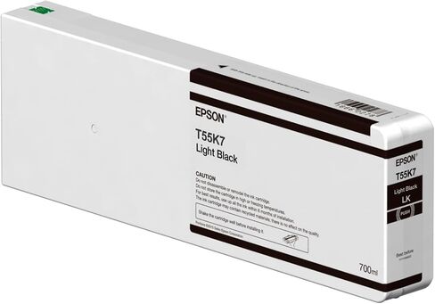 Epson T55K7 Tracer Ink Cartridge for SureColor SC-P6000 P7000 P8000 P9000 Light Black 700 ml (Replaces T8047) in Saudi Arabia