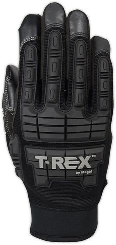 MAGID T-REX Primal Series Light-Duty Mechanic’s Impact Glove, 2 Pairs, Size 7/Small (TRX606) in Saudi Arabia