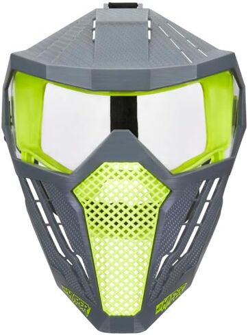 NERF Hyper Face-Mask - Breathable Design, Adjustable Head Strap, Green Team Color - for Teens,-Adults in Kuwait