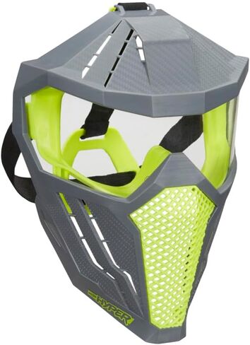 NERF Hyper Face-Mask - Breathable Design, Adjustable Head Strap, Green Team Color - for Teens,-Adults in Kuwait