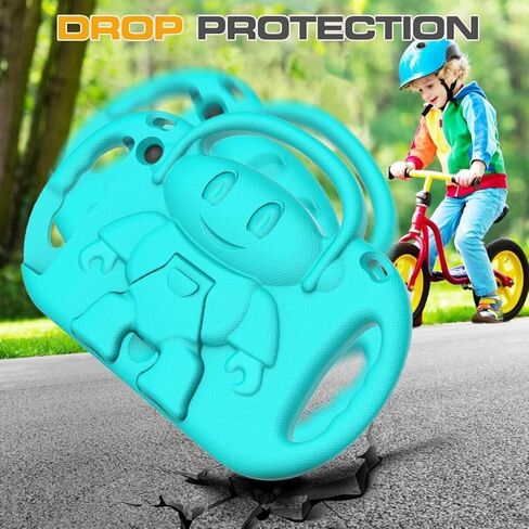 حافظة أطفال لجهاز Fire HD 8 Plus Tablet، حافظة Fire HD 8 2022/2020 مع حزام كتف، حافظة حماية متينة بمقبض مقاوم للصدمات لجهاز Amazon Kindle Fire HD 8 2022/2020، زهري in Kuwait