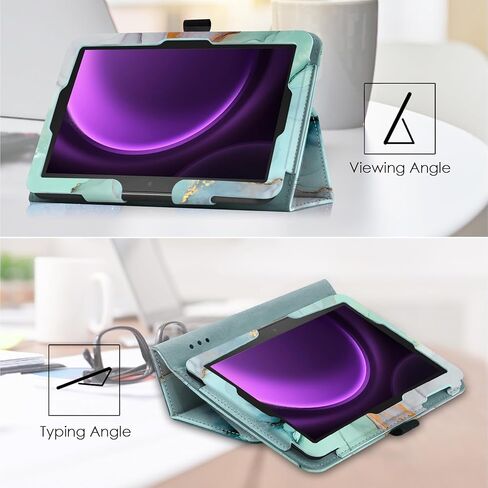 غطاء حافظة Famavala Folio لجهاز لوحي مقاس 7 بوصات (الجيل الثاني عشر، إصدار 2022) غير مناسب لجهاز Dragon Touch A7 اللوحي (GreenMarble) in Kuwait