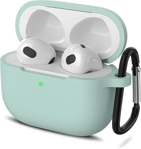 Vancle Airpod Pro 3 Case Cover, Shockproof Washable Silicone Protective Case Compatible with Airpod Pro 3 3nd Generation Women Men Supports Wireless Charging (Sky Blue, for Airpod Pro 3) in Kuwait