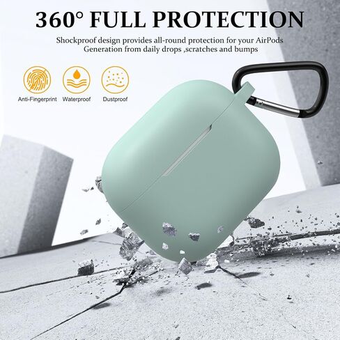 Vancle Airpod Pro 3 Case Cover, Shockproof Washable Silicone Protective Case Compatible with Airpod Pro 3 3nd Generation Women Men Supports Wireless Charging (Sky Blue, for Airpod Pro 3) in Kuwait