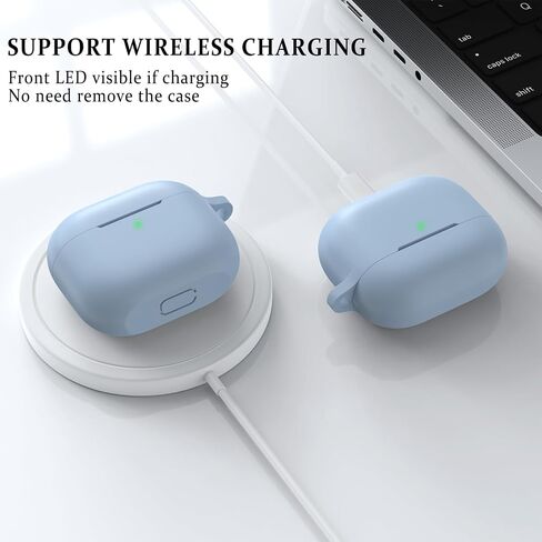 Vancle Airpod Pro 3 Case Cover, Shockproof Washable Silicone Protective Case Compatible with Airpod Pro 3 3nd Generation Women Men Supports Wireless Charging (Sky Blue, for Airpod Pro 3) in Kuwait