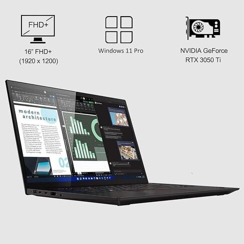 لاب توب لينوفو ثينك باد X1 اكستريم جين 5 للأعمال - شاشة 16 بوصة IPS 100% sRGB، انتل كور i7-12700H، RTX 3050 Ti، ذاكرة الوصول العشوائي DDR5 32 جيجا، 1 تيرابايت PCIe، تسجيل الدخول ببصمة الإصبع، لوحة مفاتيح بإضاءة خلفية، واي فاي 6، ويندوز 11 برو in Saudi Arabia